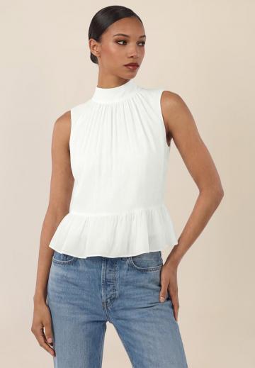 Блузка без рукавов