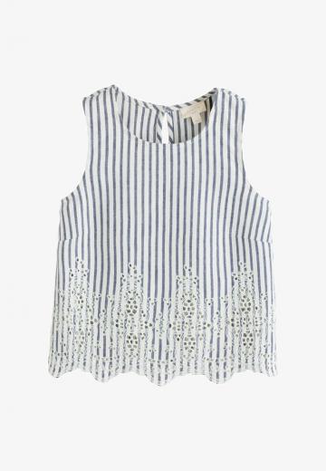 Блузка без рукавов