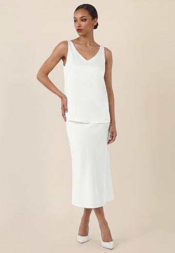 Блузка без рукавов