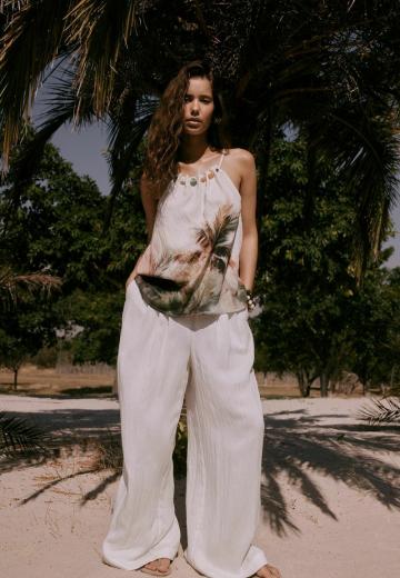 Топ на бретельках