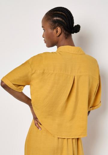 Атласная блузка