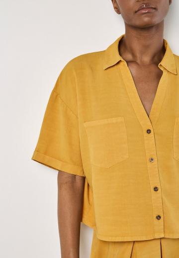 Атласная блузка