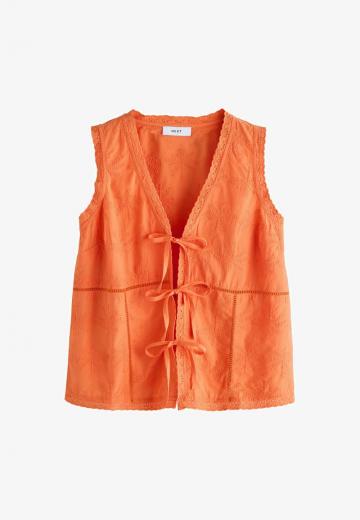 Блузка без рукавов