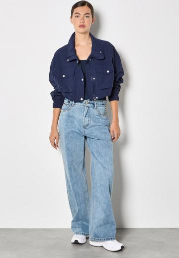 Куртка с накладнымит карманами