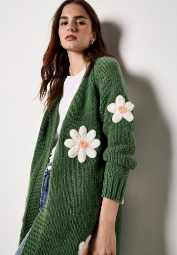 Длинный кардиган