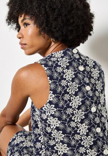 Блузка без рукавов