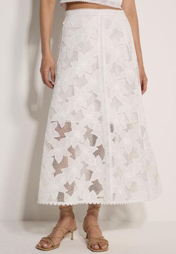 Юбка с воланами