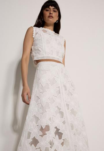 Юбка с воланами