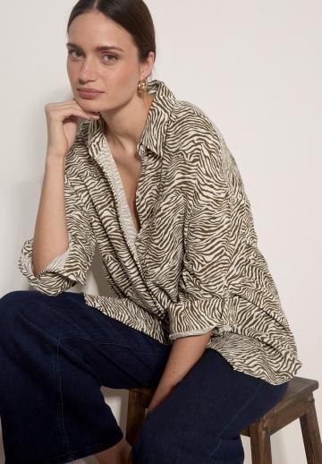 Длинная блузка