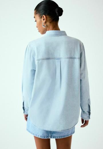 Джинсовая блузка