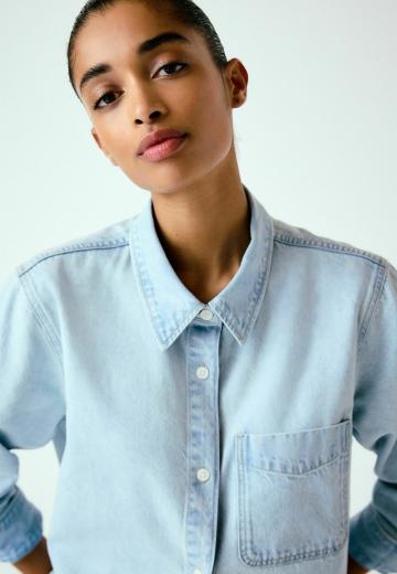 Джинсовая блузка