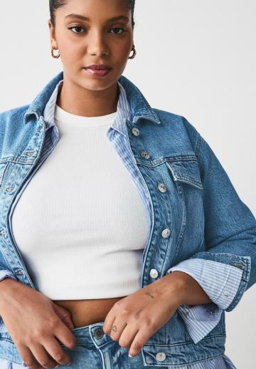 Джинсовый комбинезон