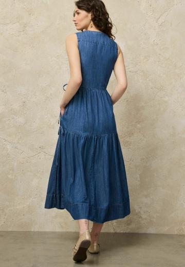 Джинсовое платье