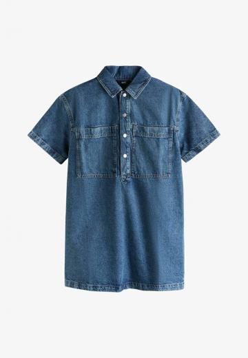 Джинсовое платье