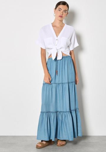 Джинсовая юбка