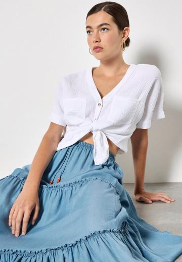 Джинсовая юбка