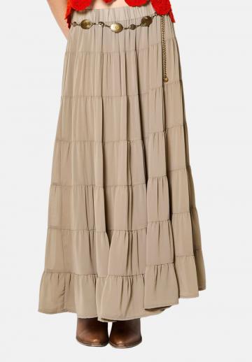 Юбка с воланами