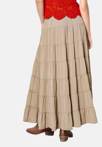 Юбка с воланами