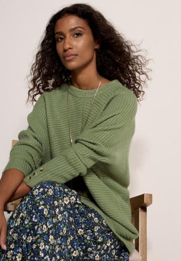 Длинный пуловер