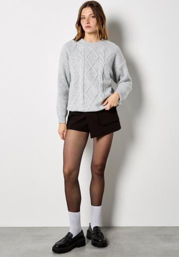 Длинный пуловер