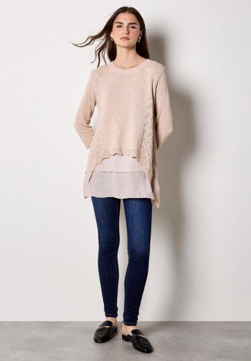 Длинный пуловер