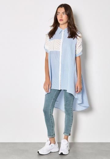 Длинная блузка