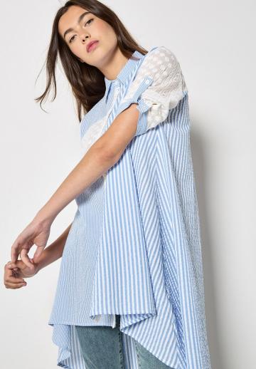 Длинная блузка