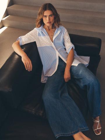 Длинная блузка