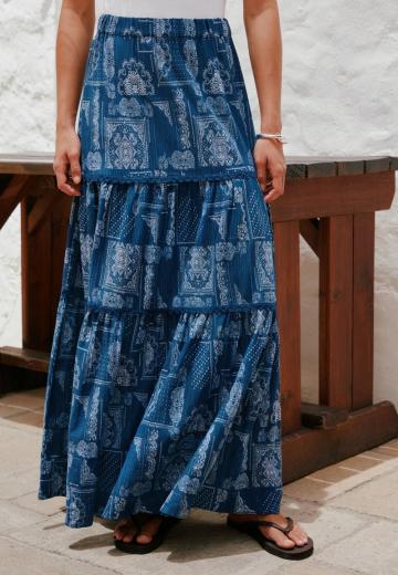 Юбка с воланами