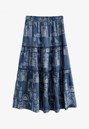 Юбка с воланами