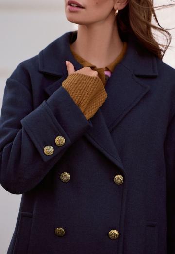 Шерстяное пальто