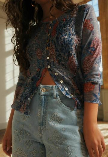 Клешеные джинсы