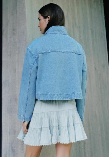 Джинсовая жилетка