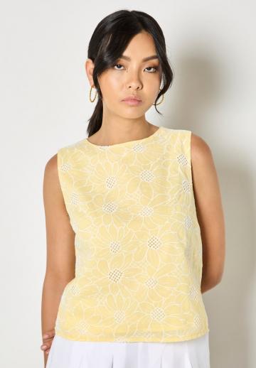 Блузка без рукавов