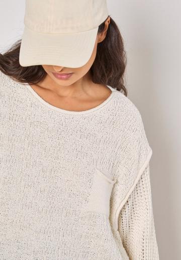 Длинный пуловер