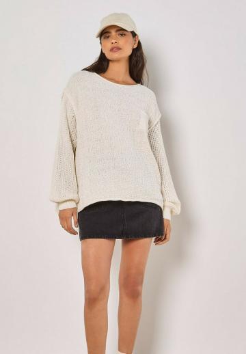 Длинный пуловер