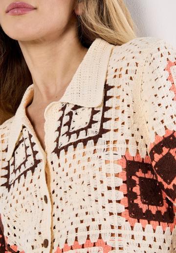 Вязаная кофта