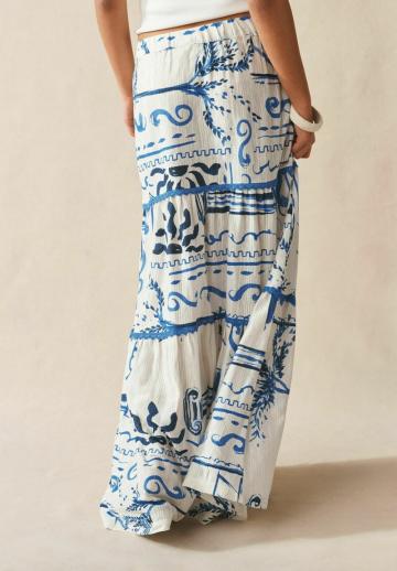 Юбка с воланами