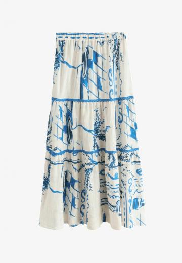 Юбка с воланами