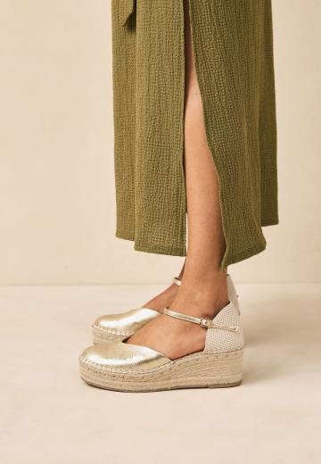 Туфли на танкетке