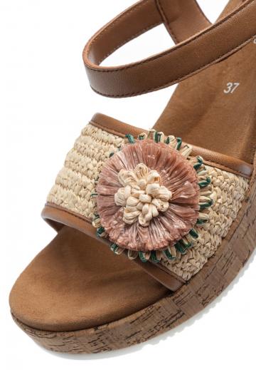 Босоножки на танкетке