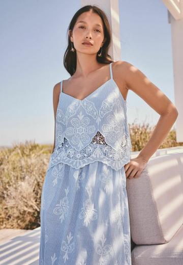 Топ на бретельках