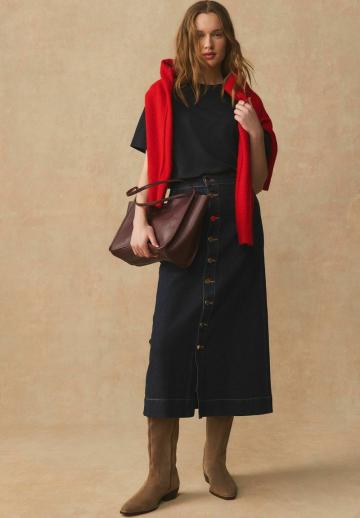 Джинсовая юбка