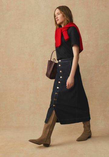 Джинсовая юбка