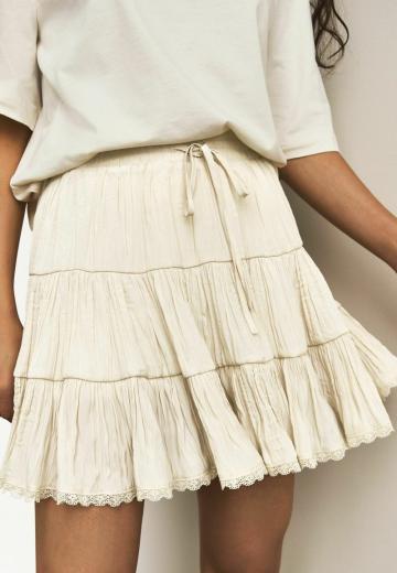 Юбка с воланами