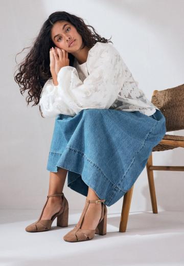 Туфли с ремешком