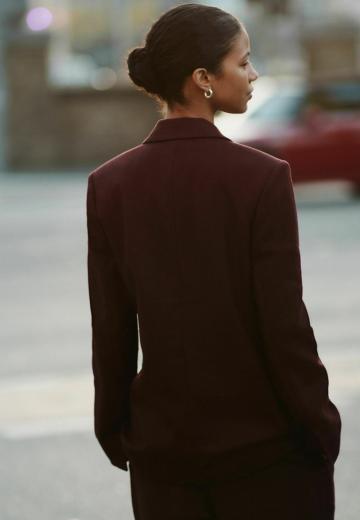 Длинный блейзер