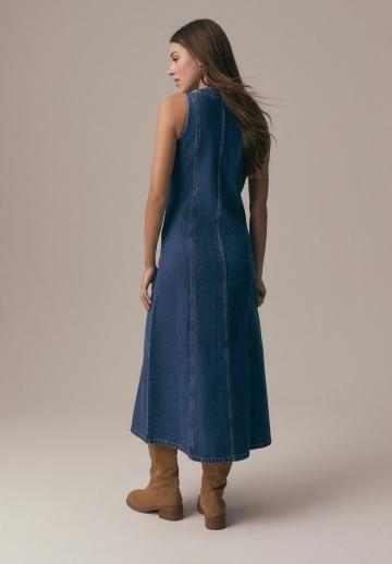 Джинсовый комбинезон