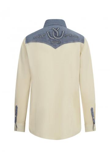 Джинсовая блузка