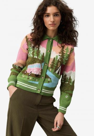 Вязаная кофта